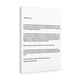 Lyrics -- 112-6192615-6368267 ver 1 -- Canvas 18x24 -- Printify
