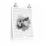 Lyrics -- In loving memory -- 11x14 -- Printify (New)