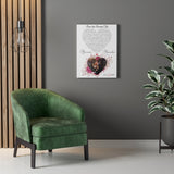 Lyrics -- Brianna - Brandon -- Canvas 18x24 -- Printify