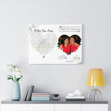 Lyrics Song -- Canvas 18"X24" -- Gary & Cathy