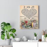 In My Life Lyrics Poster -- Canvas 11"X14" -- 24 -- printify