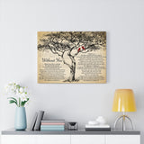 Music Song Lyrics -- Canvas 18"X24" -- Without You