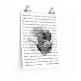 Lyrics -- Ralph & Karen -- 11x14 -- Printify