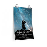 Star map -- Riyadh & Meriem 16.02.2012 -- 12x18 -- Printify