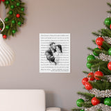 Lyrics Song -- poster/ 11''x14'' -- John & Christie 08.14.2021
