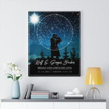 Lyrics -- Matt & Ginger Becker -- Canvas 24x30 -- Printify