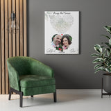 Music Lyrics Song -- Canvas 24"x30" -- Alfred & Elsi 3
