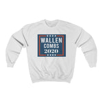 Wallen Combs 20 -- Unisex Crewneck Sweatshirt -- White -- 2.1 -- printify (monster)