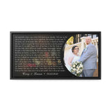 Printify Gallery Canvas Wraps, Horizontal Frame 20x10 - Give It All We Got Tonight - Corey & Leanne 04.02.2022