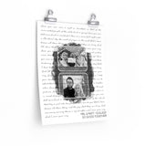 Lyrics -- Mel & Matt 12.04.2021 -- 11x14 -- Printify
