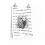 Lyrics -- Chris & Darlene (Forever & Always) -- 11x14 -- Printify