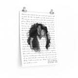 Lyrics Song -- Poster/ 16''x20'' -- Neil & Crystal