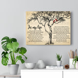 in My Life Song -- Canvas 12"X16" -- 33