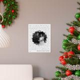 Lyrics Song -- poster/ 11''x14'' -- BRANDON & SONNIE