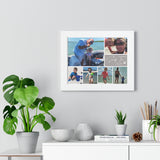 Photos Collages Prints -- White framed poster/ 11"x14" -- Sandy Toes 2021