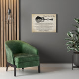 Tangled up in you (Aaron Lewis) -- Canvas 18x24 -- Printify