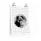 Lyrics -- Shane & Allison 02/18/2012 -- 11x14 -- Printify