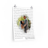 Lyrics -- Tyler & Vanessa 05/29/2021 -- 18x24 -- Printify