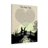 Lyrics Song -- Canvas 24"x30" -- Truly Madly Deeply (Savage Garden)