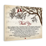 Thank You Lyrics -- Canvas 18"X24" -- 25