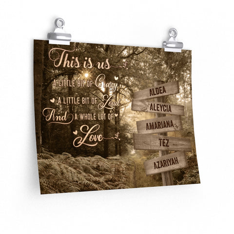 Street Sign -- Aldea Aleycia Amariana -- 11x14 -- Printify