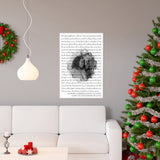 Lyrics -- Richard & Ashrele Landin 02.28.2022 -- 20x30 -- Printify -- New