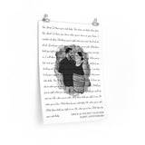 Lyrics -- Erick & Goldie 04.24.2006 -- 18x24 -- Printify