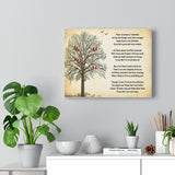 In My Life Lyrics Poster -- Canvas 11"X14" -- 36 -- printify