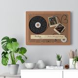 Cassettes-Tape Prints -- Canvas 12"X16" -- Tina & Johney