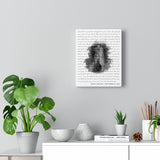 Lyrics -- Mark & Melissa September 29, 2020 -- Canvas 8x10 -- Printify