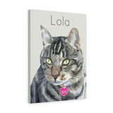 Cat Portrait Photo -- Canvas 18"X24" -- Lola