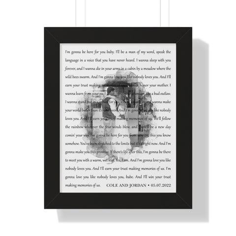 Cole and Jordan - 05-07-2022 - Framed 11x14 0 Printify