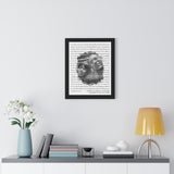 Lyrics Song -- Black framed poster/ 16"x20" -- Keith & LaSonia