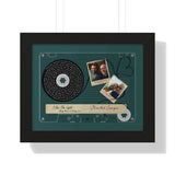 Cassette -- Anthony & Tristan 01.27.2021 -- Black framed 11x14 -- Printify