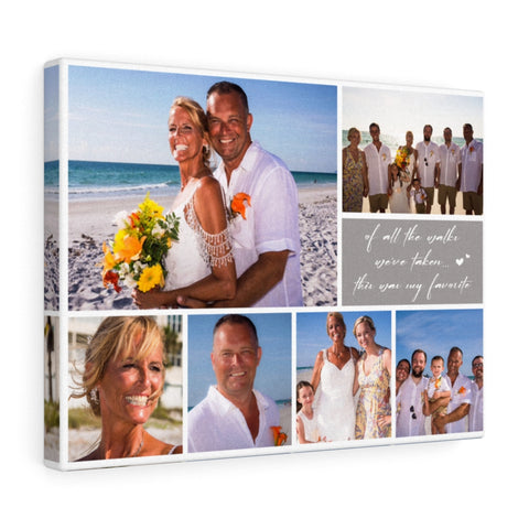 Photo Collages Prints -- Canvas 12"X16" -- of all the walks