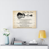 I cross my heart Poster -- 11 -- Canvas 24x18 -- printify