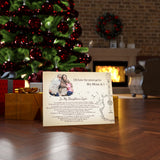 Lyrics -- My Mum & I -- Canvas 18x24 -- Printify