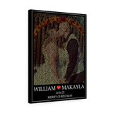 Lyrics -- William & Makayla 10-16-21 -- Canvas 18x24 -- Printify