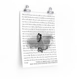 Lyrics Song -- poster/ 11''x14'' -- Tasha and Abdullah 10.07.2005