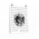 Lyrics -- Josh & Anna 04.07.2012 -- 16x20 -- Printify