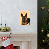 Printify Matte 9x11 Poster - Dog 2.6 - Riley