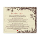 Lyrics Song -- Canvas 24"x30" -- One Man Band (Old Dominion)