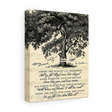 In My Life Lyrics -- Canvas  8"x10" -- 1