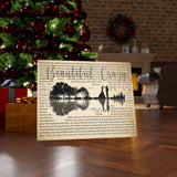 Lyrics -- Beautiful crazy -- 5 -- Canvas 24x30 -- Printify