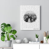 Lyrics -- Mercer Family -- Canvas 11x14 -- Printify