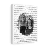 Lyrics -- Vesties (Always and Forever) -- Canvas 11x14 -- Printify