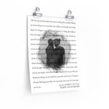 Lyrics -- AJ & Lauren 05/15/21 -- 11x14 -- Printify