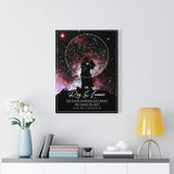 Star map -- Roy &Lannie 10/02/2021-- Canvas 18x24 -- Printify