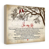 In My Life -- Canvas  8"x10" -- 34 -- printify
