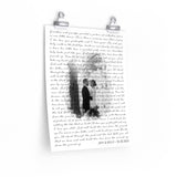 Lyrics -- Jeff & Kelly  10/30/2021 -- 11x14 -- Printify